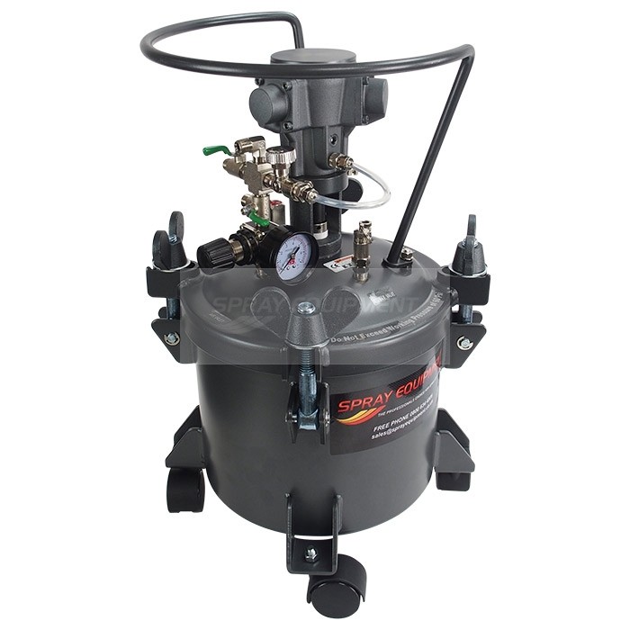 Paint Pressure Tank 10 Litre Air Driven Agitator