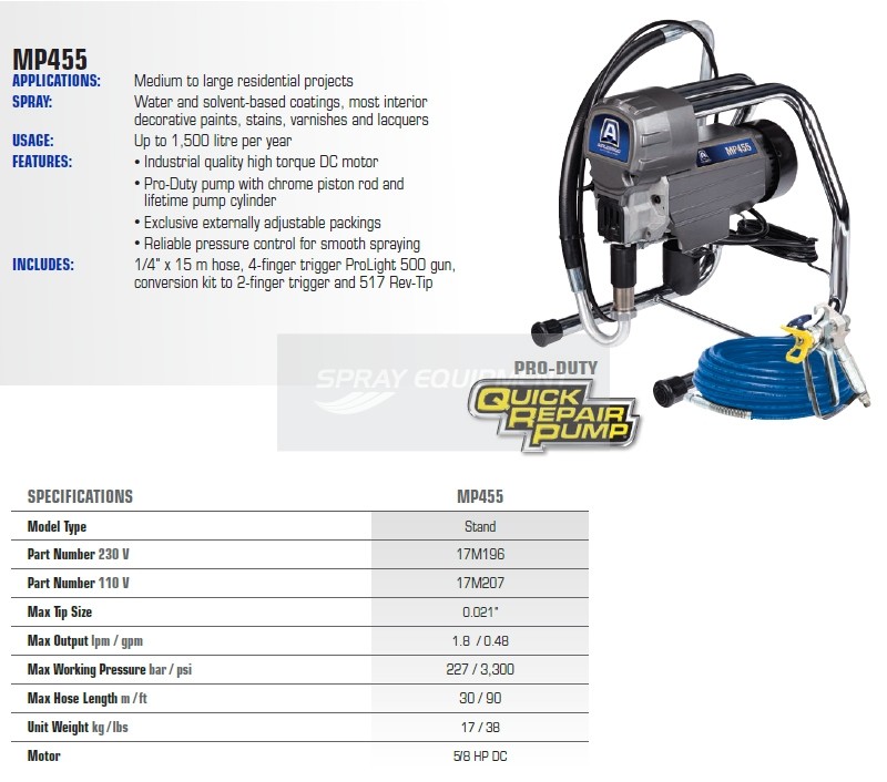 Graco medium duty paint deals sprayer