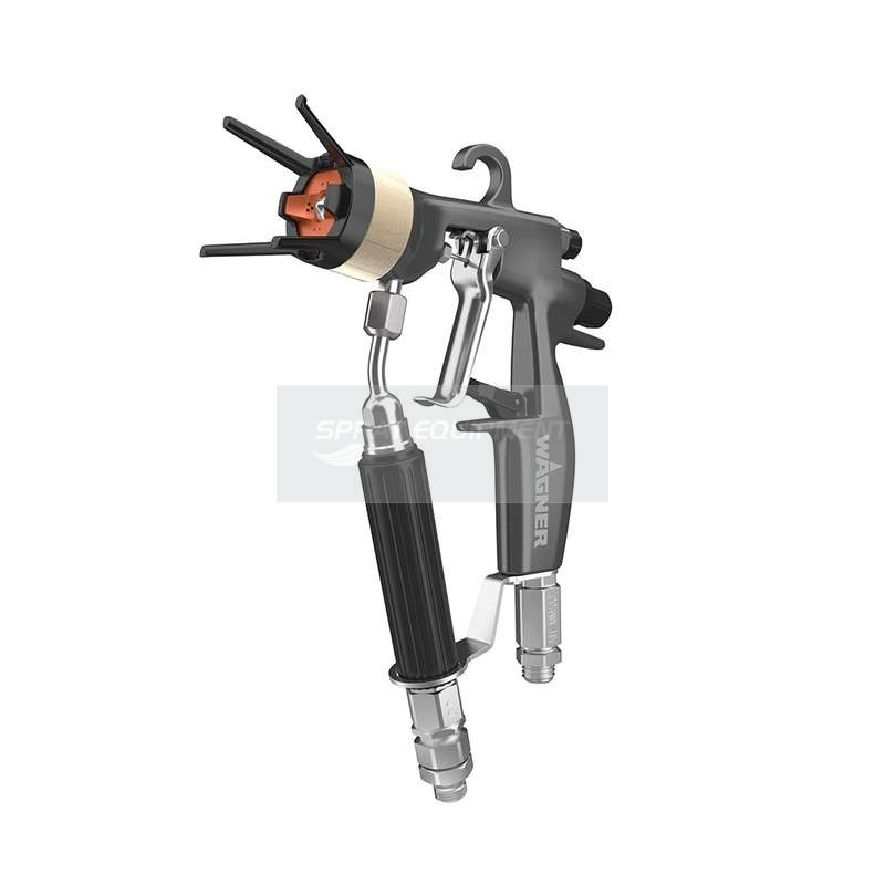 Air assisted store spray gun