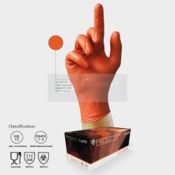 UniGloves ProTect HD GA0054 Nitrile Gloves Powder Free Large - Box 100