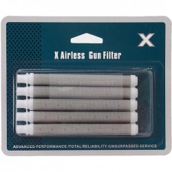 X Type Airless Pencil Filter - Push In - White -  5 Pack