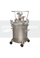 Paint Pressure Tank Stainless 20 Litre Air Driven Agitator