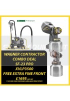 Wagner SF23 Pro + FC3500 110v Airless Sprayers Bundle