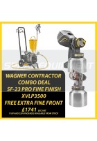 Wagner SF23 Pro Fine Finish + FC3500 230v Airless Sprayers Bundle