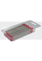 Q-Tech Airless Pencil Filter - Push In - Red - 10 Pack