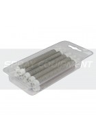 Q-Tech Airless Pencil Filter - Push In - White - 10 Pack