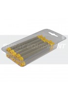 Q-Tech Airless Pencil Filter - Push In - Yellow - 10 Pack