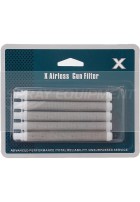 X Type Airless Pencil Filter - Push In - White -  5 Pack